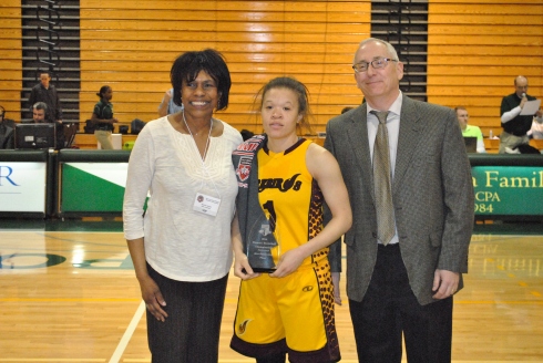 Telisha Turner was named the ECC Tournament MVP.